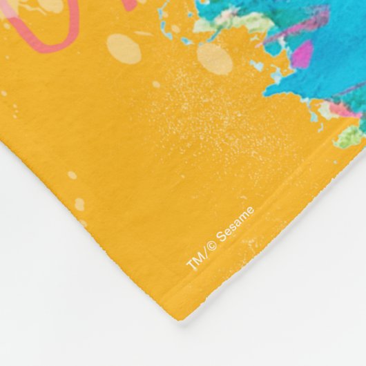 Sesamstraat | NOM NOM Cookie Monster Fleece Deken (Hoek)