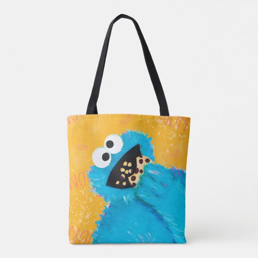 Sesamstraat | NOM NOM Cookie Monster Tote Bag (Achterkant)