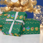 Sesamstraat Nutcracker Holiday Patroon Cadeaupapier<br><div class="desc">De Nutcracker Starring Elmo & Tango | Deze leuke feestelijke afbeelding biedt al je favoriete Sesamstraat-personages een kerstpatroon.</div>