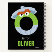 Sesamstraat | O is bestemd voor Oscar Notitieboek (Achterkant)