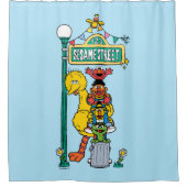 Sesamstraat | Onder Sesamstraat Douchegordijn (Voorkant)