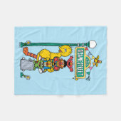 Sesamstraat | Onder Sesamstraat Fleece Deken (Voorkant (Horizontaal))