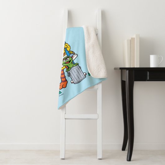 Sesamstraat | Onder Sesamstraat Sherpa Deken (In situ)