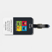 Sesamstraat | Oorspronkelijke Kinderen Bagagelabel (Achterkant horizontaal)