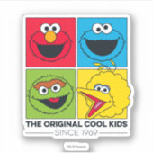 Sesamstraat | Oorspronkelijke Kinderen Sticker (Voorkant)