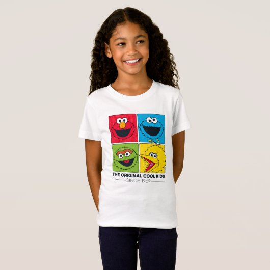 Sesamstraat | Oorspronkelijke Kinderen T-shirt (Voorkant volledig)