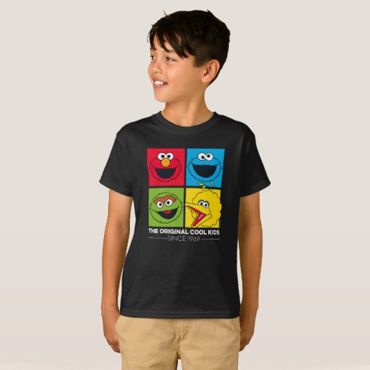 Sesamstraat | Oorspronkelijke Kinderen T-shirt (Voorkant volledig)