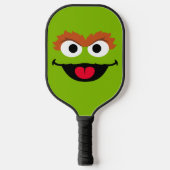 Sesamstraat Oscar de Grouch Face Pickleball Paddle (Voorkant)