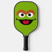 Sesamstraat Oscar de Grouch Face Pickleball Paddle (Achterkant)
