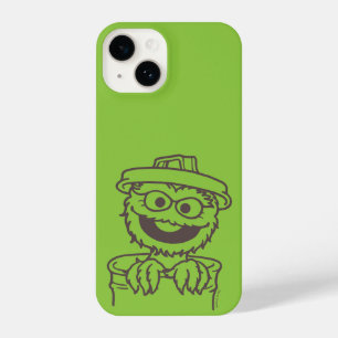Sesamstraat   Oscar de Grouch iPhone 14 Hoesje