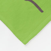 Sesamstraat | Oscar de Grouch | Jouw namen toevoeg Fleece Deken (Hoek)