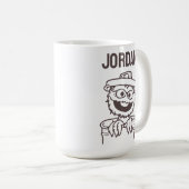 Sesamstraat | Oscar de Grouch | Jouw namen toevoeg Koffiemok (Voorkant rechts)