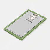 Sesamstraat | Oscar de Grouch | Jouw namen toevoeg Post-it® Notes (Schuin)