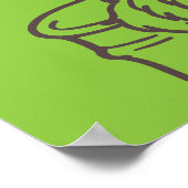 Sesamstraat | Oscar de Grouch | Jouw namen toevoeg Poster (Hoek)