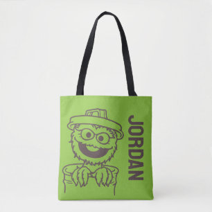 Sesamstraat   Oscar de Grouch   Jouw namen toevoeg Tote Bag