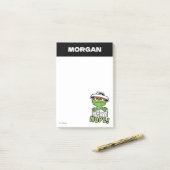 Sesamstraat | Oscar de Grouch | Naam toevoegen Post-it® Notes (Op bureau)