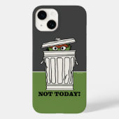 Sesamstraat | Oscar de Grouch Niet Vandaag! Case-Mate iPhone Case (Achterkant)