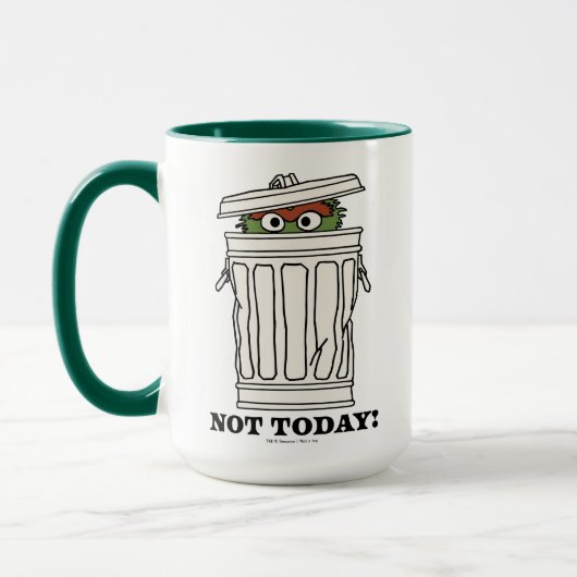 Sesamstraat | Oscar de Grouch Niet Vandaag! Mok (Links)