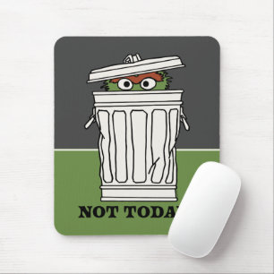 Sesamstraat Oscar de Grouch Niet Vandaag! Muismat