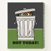 Sesamstraat | Oscar de Grouch Niet Vandaag! Notitieboek (Achterkant)