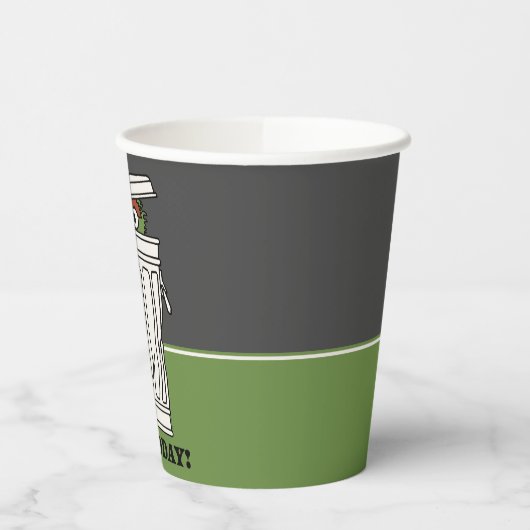 Sesamstraat | Oscar de Grouch Niet Vandaag! Papieren Bekers (Links)