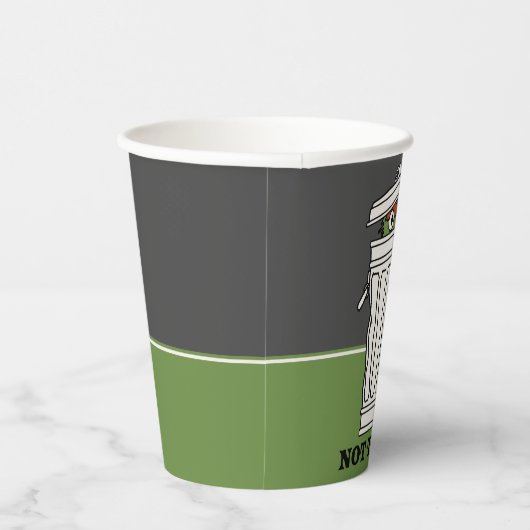 Sesamstraat | Oscar de Grouch Niet Vandaag! Papieren Bekers (Rechts)