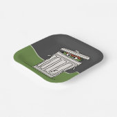 Sesamstraat | Oscar de Grouch Niet Vandaag! Papieren Bordje (Gebogen)