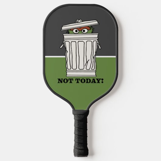 Sesamstraat | Oscar de Grouch Niet Vandaag! Pickleball Paddle (Voorkant)