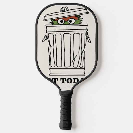 Sesamstraat | Oscar de Grouch Niet Vandaag! Pickleball Paddle (Achterkant)