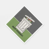 Sesamstraat | Oscar de Grouch Niet Vandaag! Servet (Hoek)