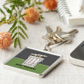 Sesamstraat | Oscar de Grouch Niet Vandaag! Sleutelhanger (Zijkant)