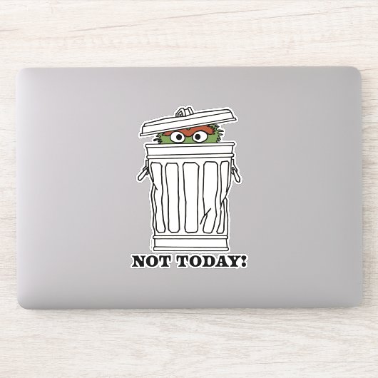 Sesamstraat | Oscar de Grouch Niet Vandaag! Sticker (Computer)