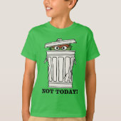 Sesamstraat | Oscar de Grouch Niet Vandaag! T-shirt (Voorkant)