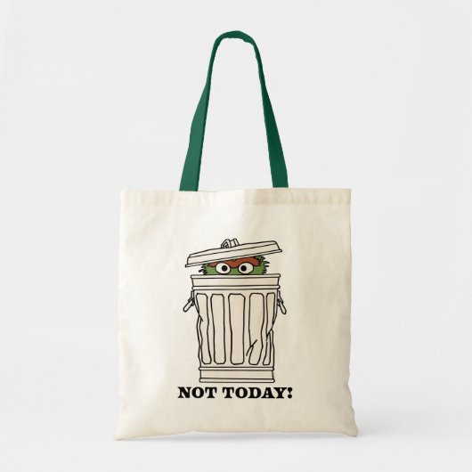 Sesamstraat | Oscar de Grouch Niet Vandaag! Tote Bag (Voorkant)