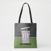 Sesamstraat | Oscar de Grouch Niet Vandaag! Tote Bag (Voorkant)