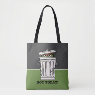 Sesamstraat Oscar de Grouch Niet Vandaag! Tote Bag