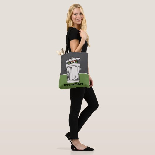Sesamstraat | Oscar de Grouch Niet Vandaag! Tote Bag (Op model)
