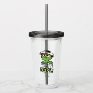 Sesamstraat   Oscar de Grouch Nope! Acryl Drinkbeker