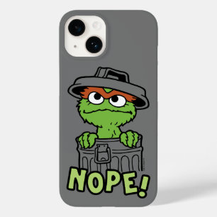 Sesamstraat   Oscar de Grouch Nope! Case-Mate iPhone 14 Hoesje
