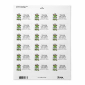 Sesamstraat | Oscar de Grouch Nope! Etiket (Full Sheet)