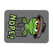 Sesamstraat | Oscar de Grouch Nope! Magneet (Horizontaal)