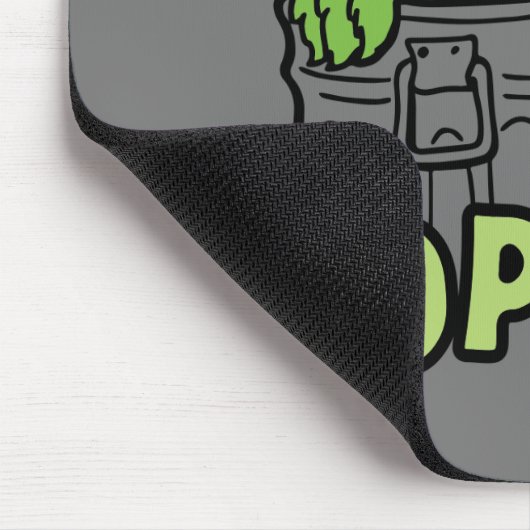 Sesamstraat | Oscar de Grouch Nope! Muismat (Hoek)