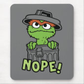 Sesamstraat | Oscar de Grouch Nope! Muismat (Voorkant)