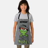 Sesamstraat | Oscar de Grouch Nope! | Naam toevoeg Schort (Insitu)