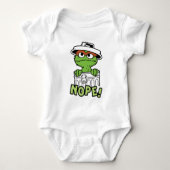 Sesamstraat | Oscar de Grouch Nope! Romper (Voorkant)