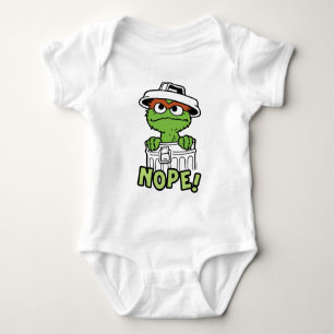 Sesamstraat Oscar de Grouch Nope! Romper