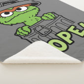 Sesamstraat | Oscar de Grouch Nope! Sherpa Deken (3/4)