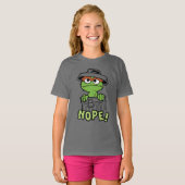 Sesamstraat | Oscar de Grouch Nope! T-shirt (Voorkant volledig)