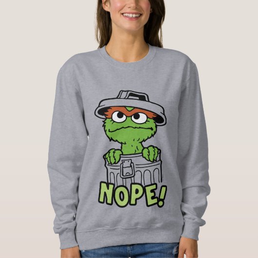 Sesamstraat | Oscar de Grouch Nope! Trui (Voorkant)