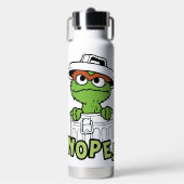 Sesamstraat | Oscar de Grouch Nope! Waterfles (Voorkant)